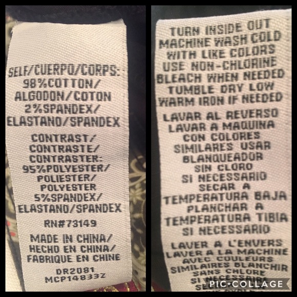 NWT One 5 One  Black Capris - Picture 4 of 6